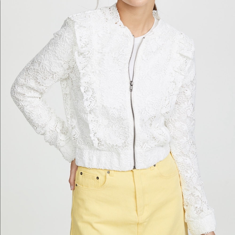 BB Dakota Lace Closed Bomber Jacket